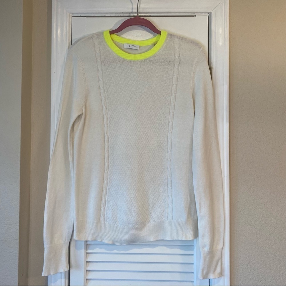 EQUIPMENT COTTON CASHMERE BLEND SIZE S